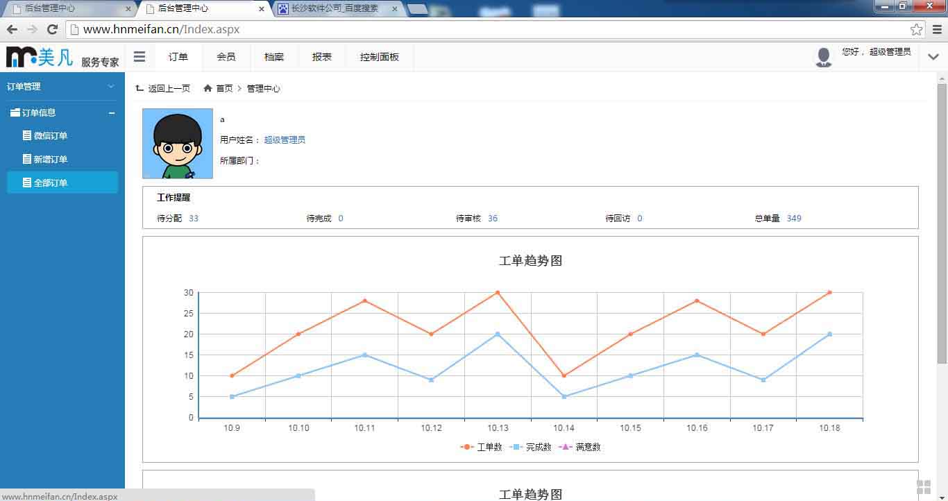 簡(jiǎn)界家政服務(wù)管理系統(tǒng)后臺(tái)主界面 簡(jiǎn)界家政服務(wù)系統(tǒng)|長(zhǎng)沙網(wǎng)站設(shè)計(jì)|長(zhǎng)沙手機(jī)網(wǎng)站|長(zhǎng)沙軟件公司|湖南軟件開發(fā)|長(zhǎng)沙軟件定制|長(zhǎng)沙軟件開發(fā)|湖南軟件公司|長(zhǎng)沙微信小程序|長(zhǎng)沙網(wǎng)絡(luò)公司|長(zhǎng)沙軟件外包公司|長(zhǎng)沙競(jìng)價(jià)托管